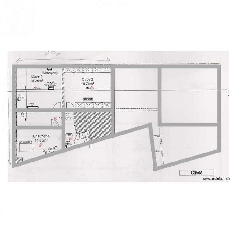 bergab RDC. Plan de 0 pièce et 0 m2