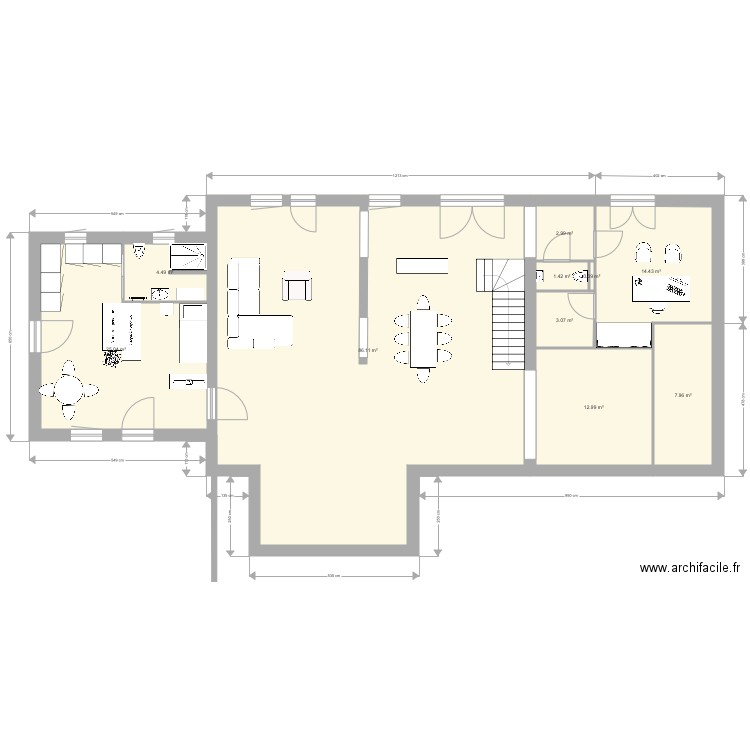 Plan maison. Plan de 0 pièce et 0 m2