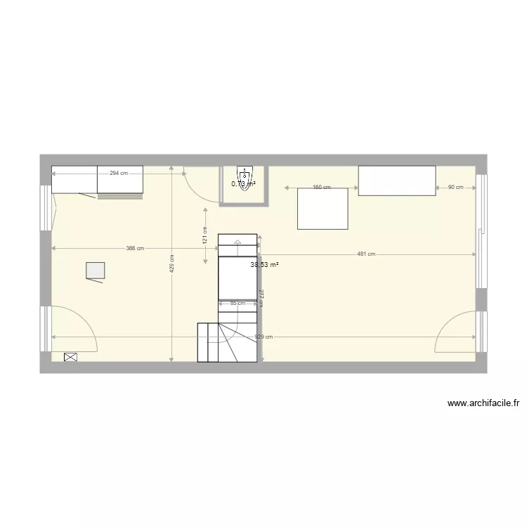 MuretBarry0EscalierInvers&eacute;. Plan de 