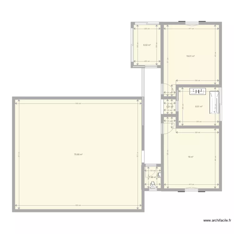 maison muy 1. Plan de 