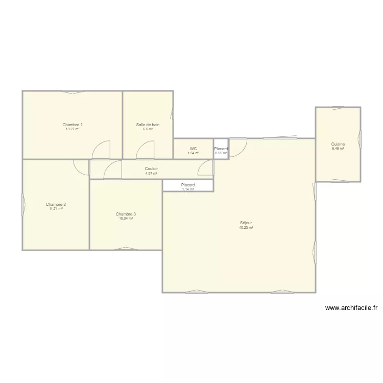 Maison Bouch&eacute;. Plan de 