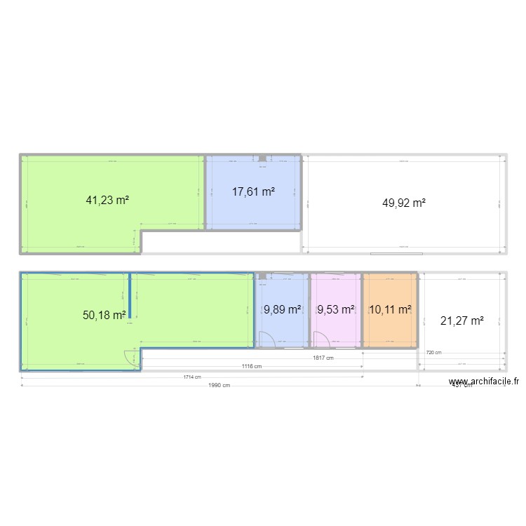 Ventes services v.02. Plan de 10 pièces et 233 m2