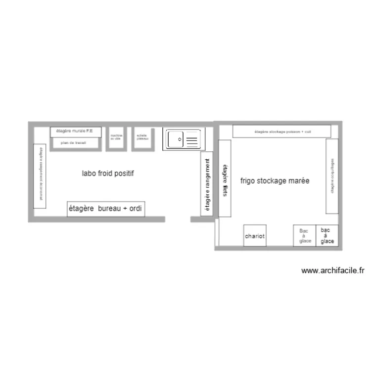 yssingeaux labo. Plan de 