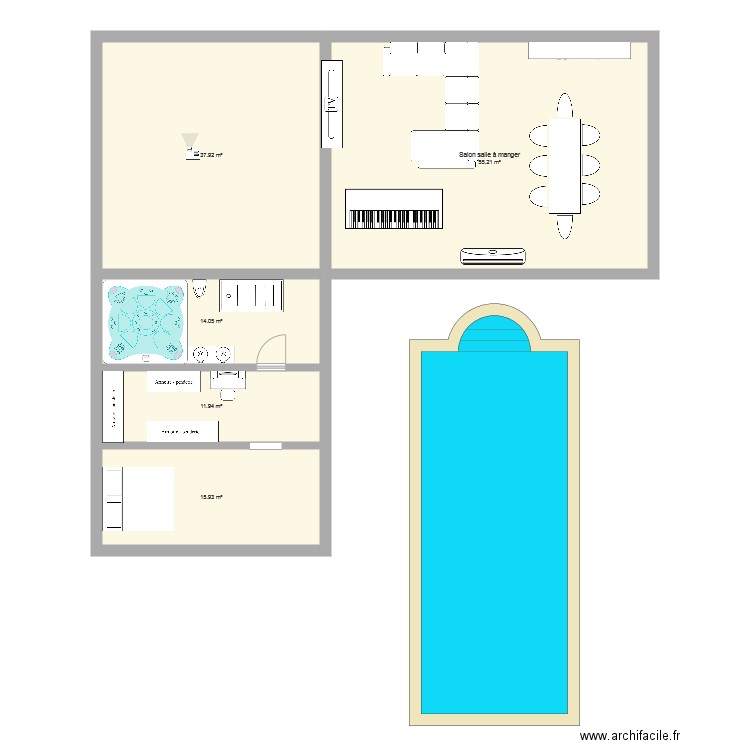 Maison. Plan de 0 pièce et 0 m2