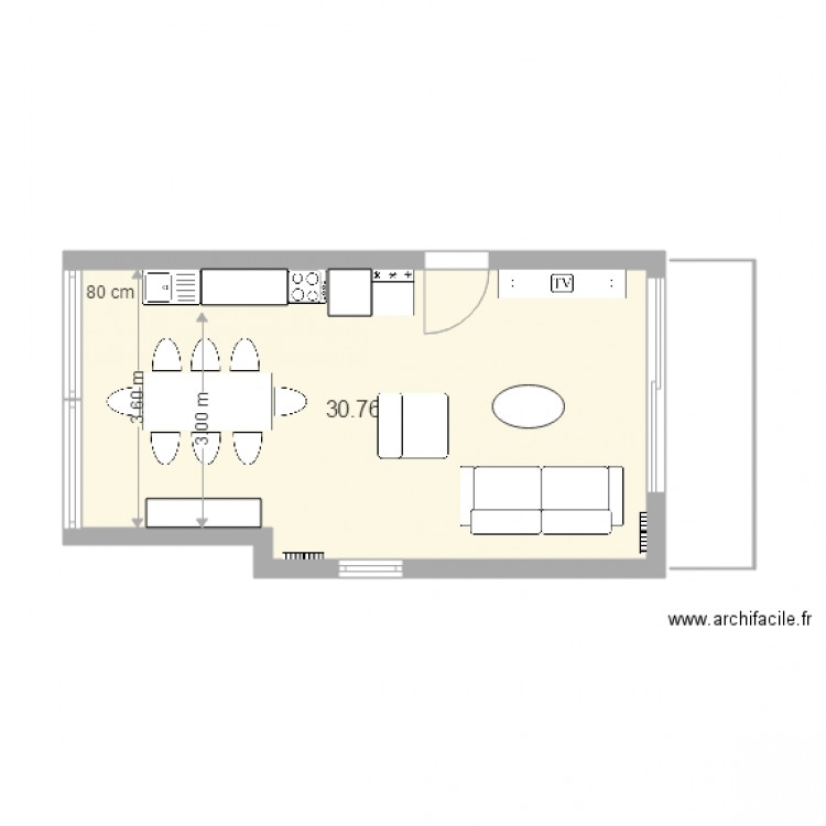cuisine 3. Plan de 0 pièce et 0 m2