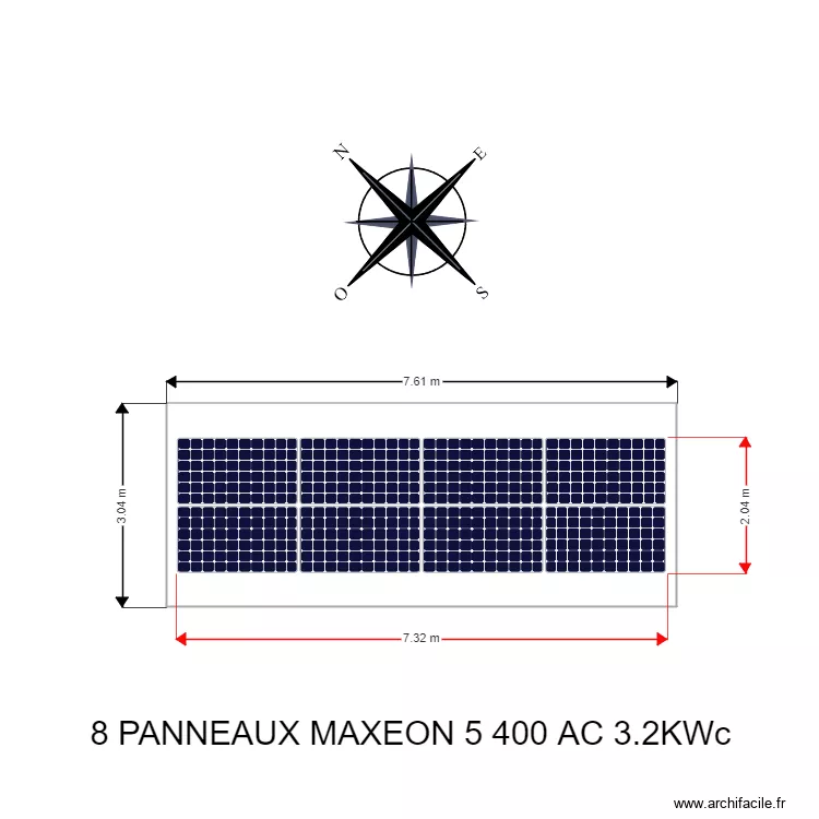 MAISON BOUVIER EMMIE. Plan de 