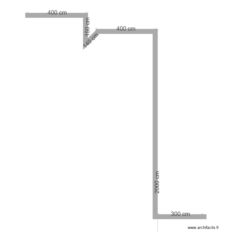 descente  WC. Plan de 0 pièce et 0 m2