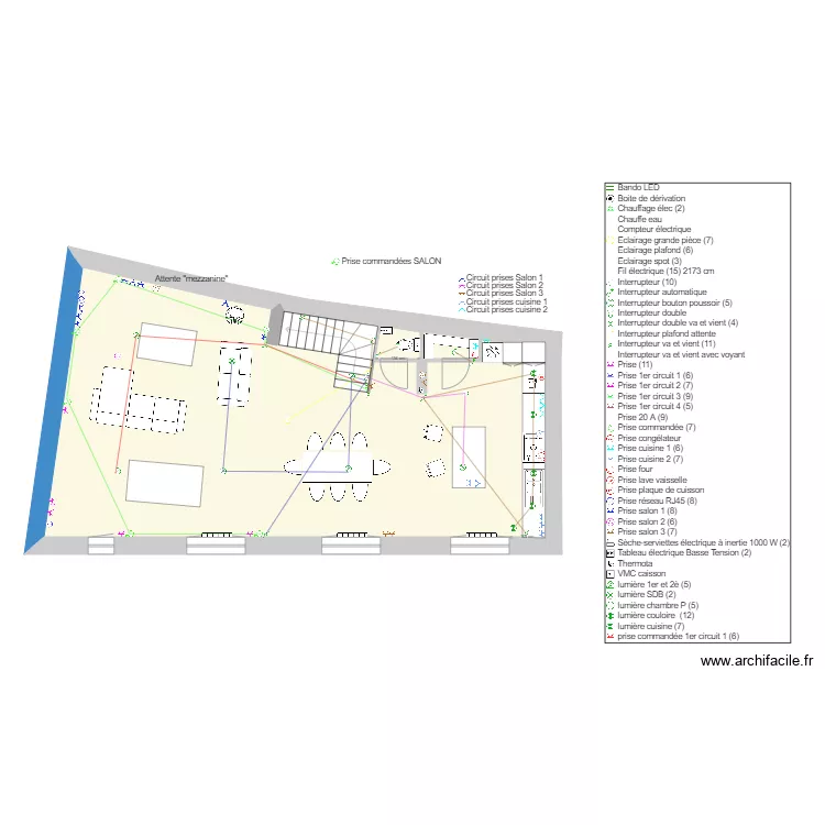 Maison V42. Plan de Maison V42. Plan de