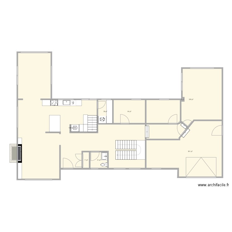MODIFIÉ RDC 01. Plan de 0 pièce et 0 m2