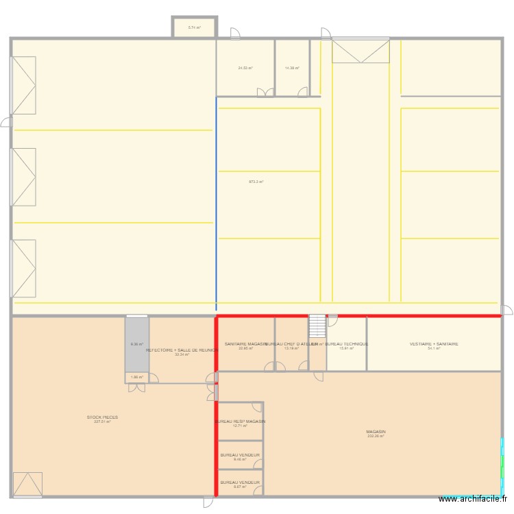 PLAN 1. Plan de 0 pièce et 0 m2