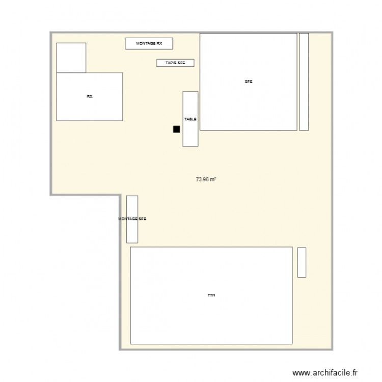 SFE RX TTH. Plan de 0 pièce et 0 m2