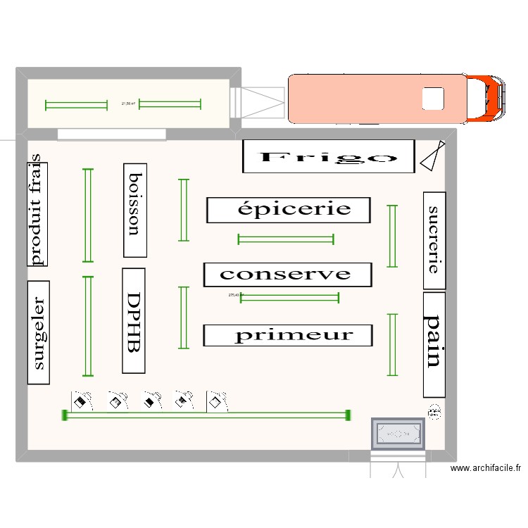 mocler c. Plan de 0 pièce et 0 m2