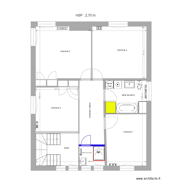 Enghien 1er étage proposition 31 12 2020. Plan de 0 pièce et 0 m2