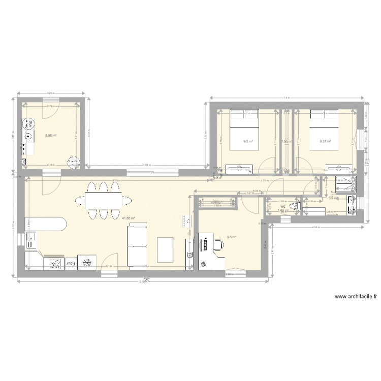 plan maison 2. Plan de 0 pièce et 0 m2