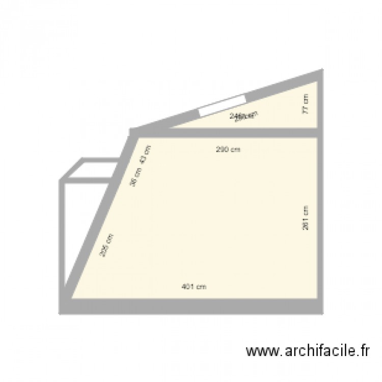 STUDIO PARROT 4 COUPE 1. Plan de 0 pièce et 0 m2