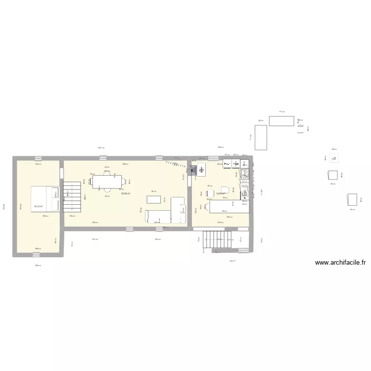 2e &eacute;tage PLB. Plan de 