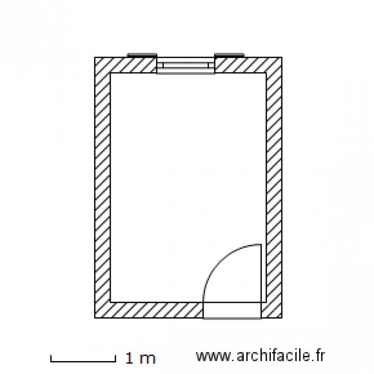 chambre 1 muette . Plan de 0 pièce et 0 m2