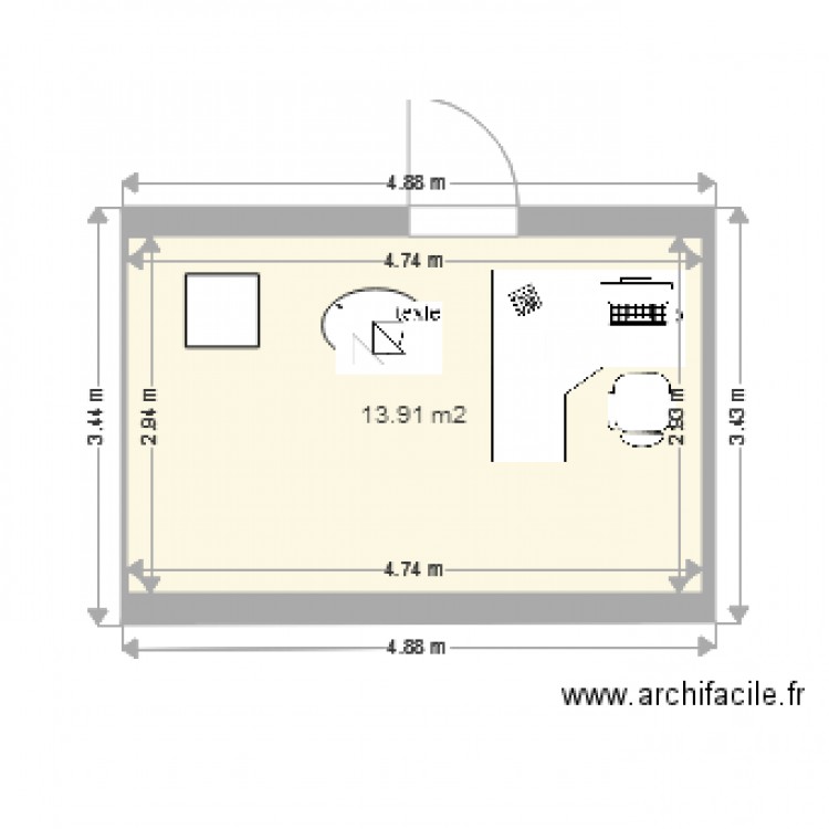 plan de plc. Plan de 0 pièce et 0 m2