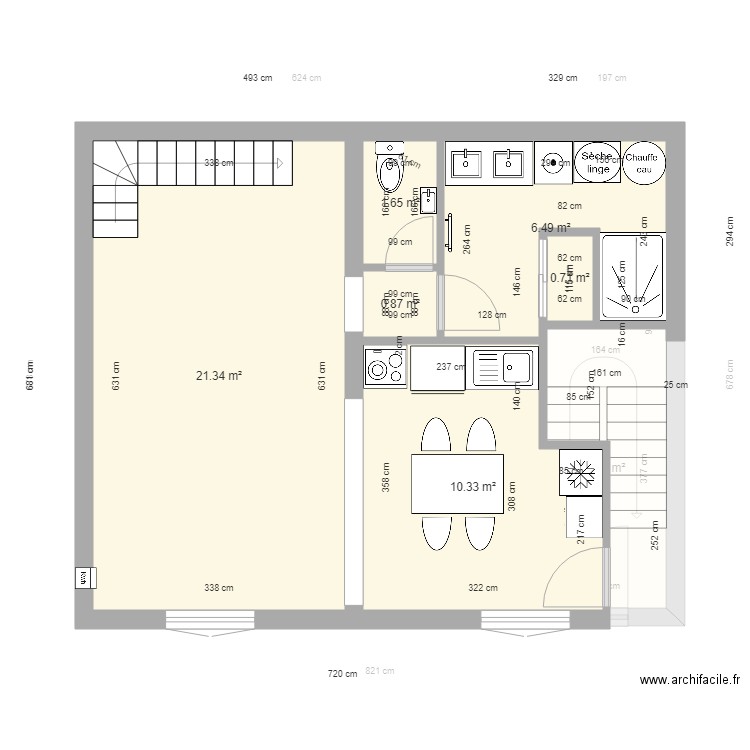 visan v2. Plan de 0 pièce et 0 m2