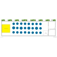 Diner assis tables rondes 200 pax