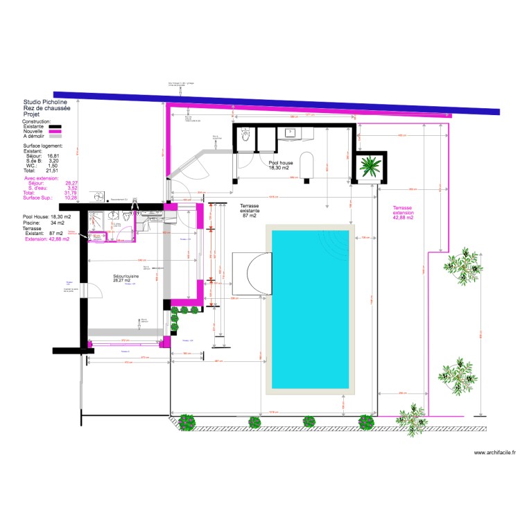 Studio Picholine Projet  03 18 5 PC. Plan de 0 pièce et 0 m2