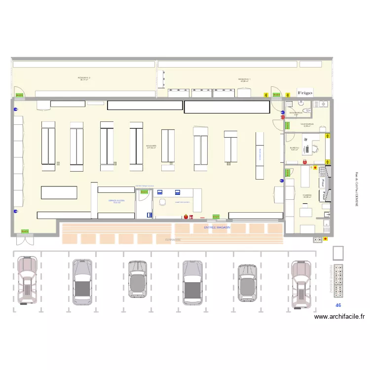 MAXI MARKET. Plan de 