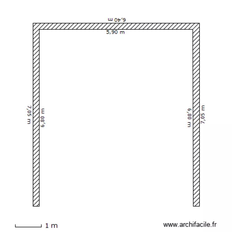 grange avant travaux. Plan de grange avant travaux. Plan de