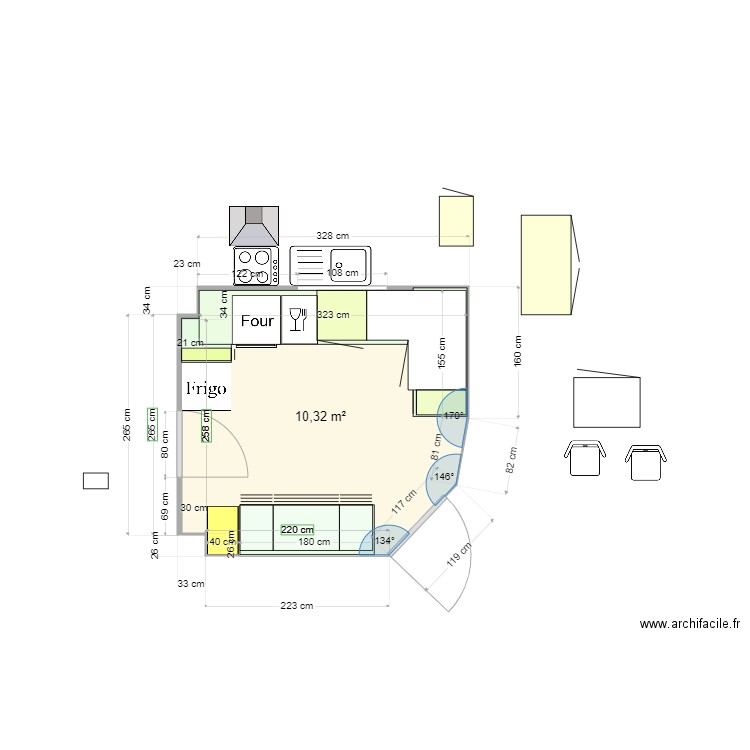 Cuisine 1 Choix 4. Plan de 0 pièce et 0 m2