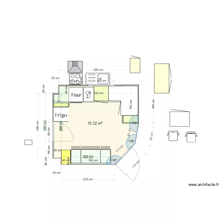 Cuisine 1 Choix 4. Plan de 