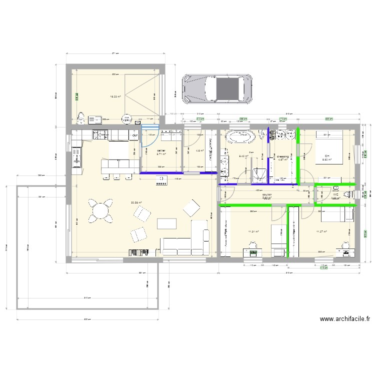 PCvariante. Plan de 0 pièce et 0 m2