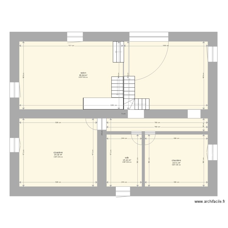 1er pisseloup. Plan de 0 pièce et 0 m2