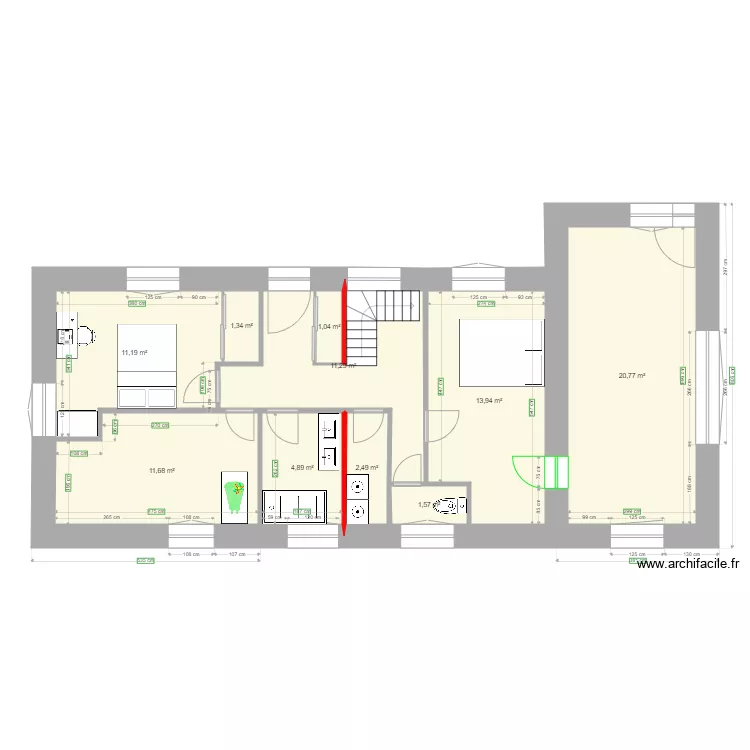Habitation Carine 45263. Plan de 