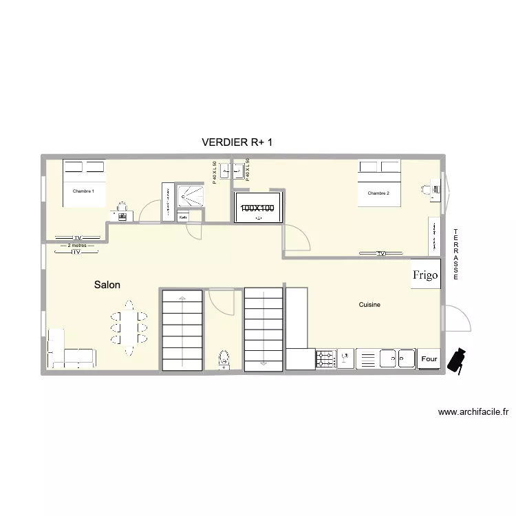 Verdier 1 etage . Plan de Verdier 1 etage . Plan de