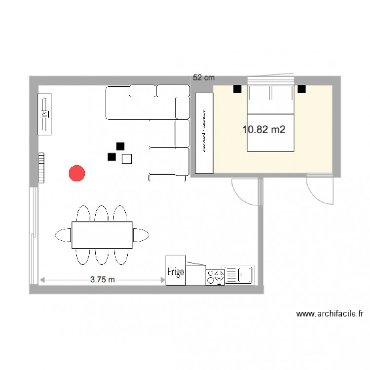 APT 5 SALON ET CH 1 2. Plan de 0 pièce et 0 m2