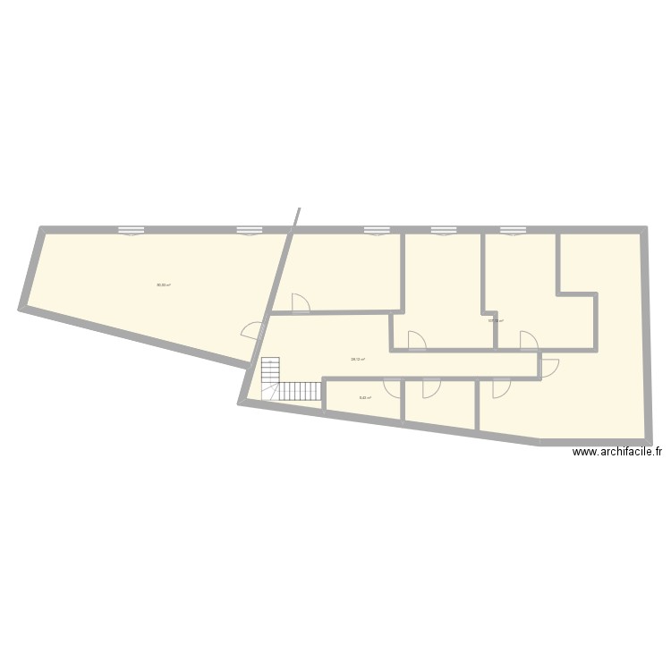 Chevilly étage 2. Plan de 0 pièce et 0 m2