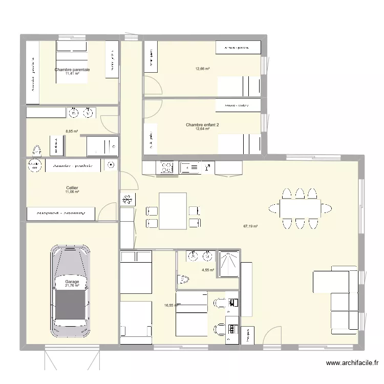 maison les epesses 3. Plan de 