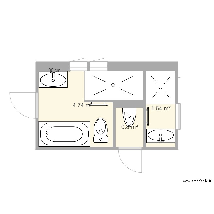 sdb guillet raphael 2. Plan de 0 pièce et 0 m2