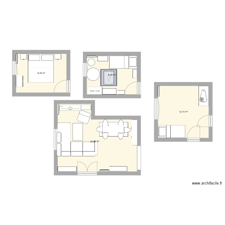 MONTROUGE. Plan de 0 pièce et 0 m2