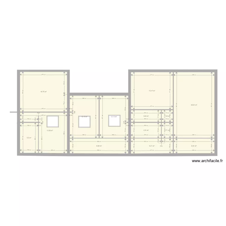 BONNAC BILLARD. Plan de 