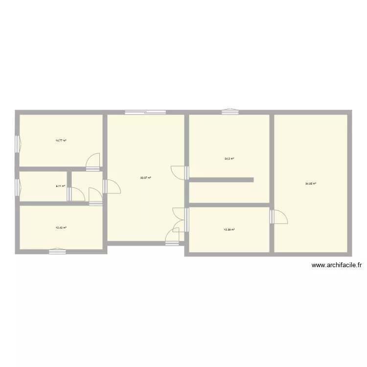 cabane bis. Plan de 