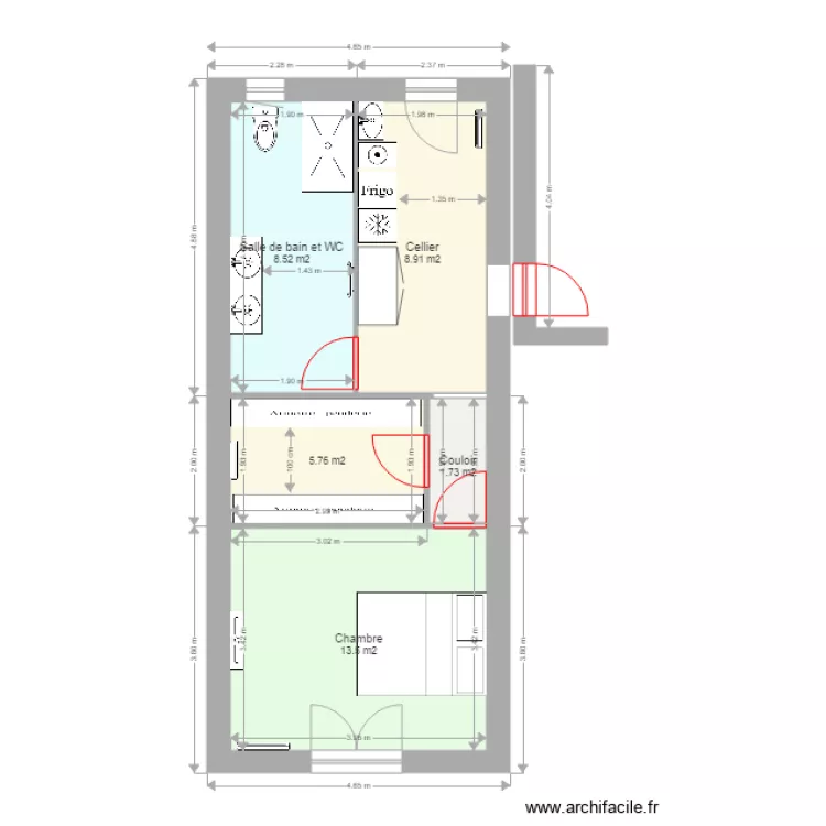 extension 4 pièces 1. Plan de extension 4 pièces 1. Plan de