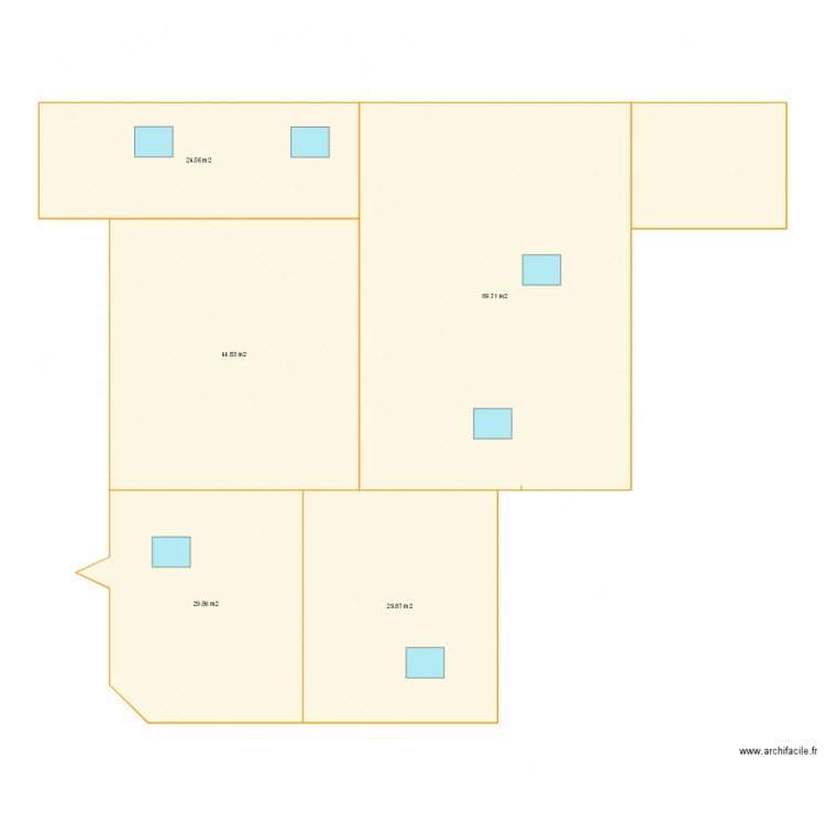 Plan du toit. Plan de 0 pièce et 0 m2