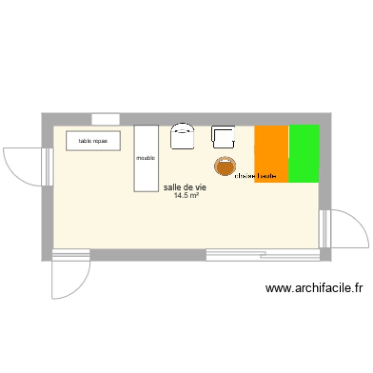 creche 1. Plan de 0 pièce et 0 m2