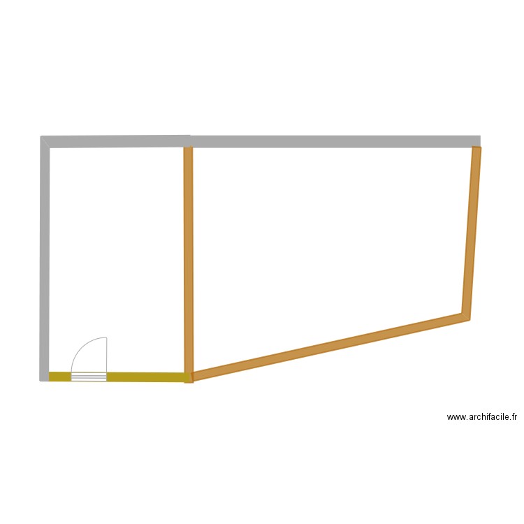 terasse. Plan de 0 pièce et 0 m2