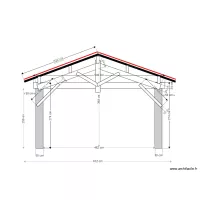 plan garage vue depuis Face NORD
