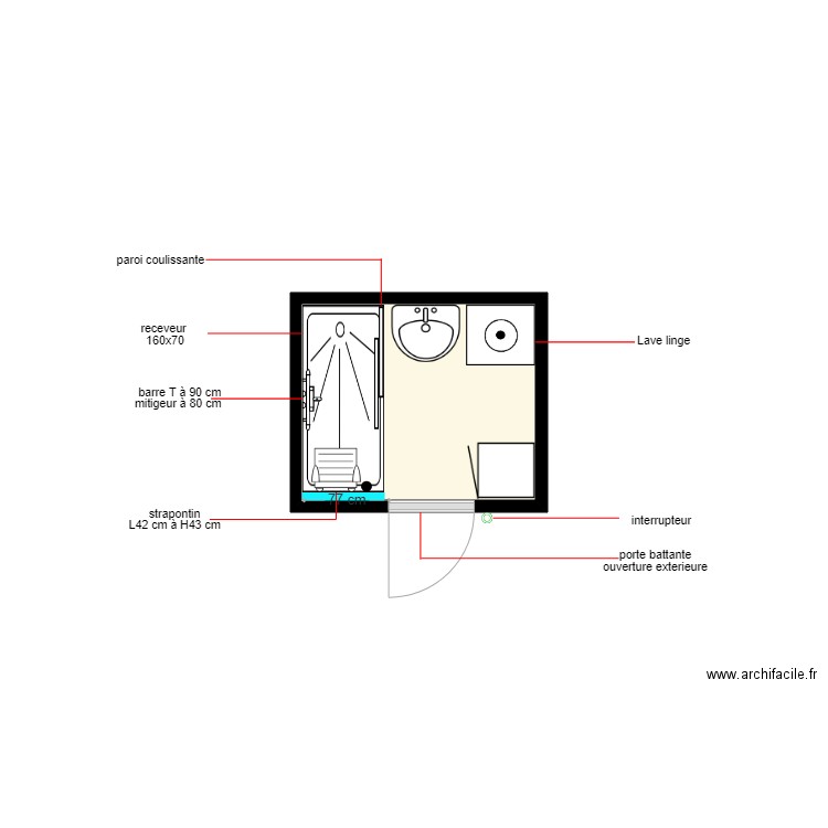 espie. Plan de 0 pièce et 0 m2