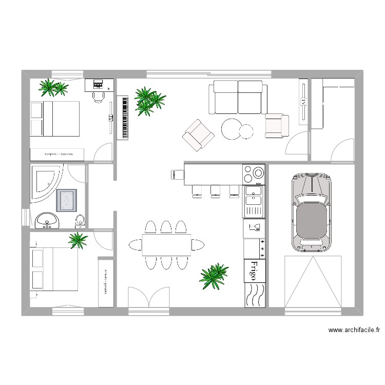 plan maison . Plan de 1 pièce et 112 m2