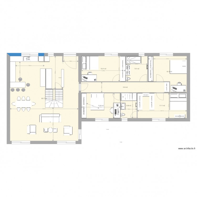 MAISON AFA. Plan de 0 pièce et 0 m2