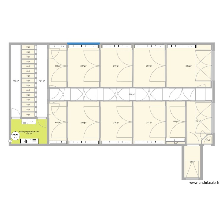 centre de transit. Plan de 0 pièce et 0 m2