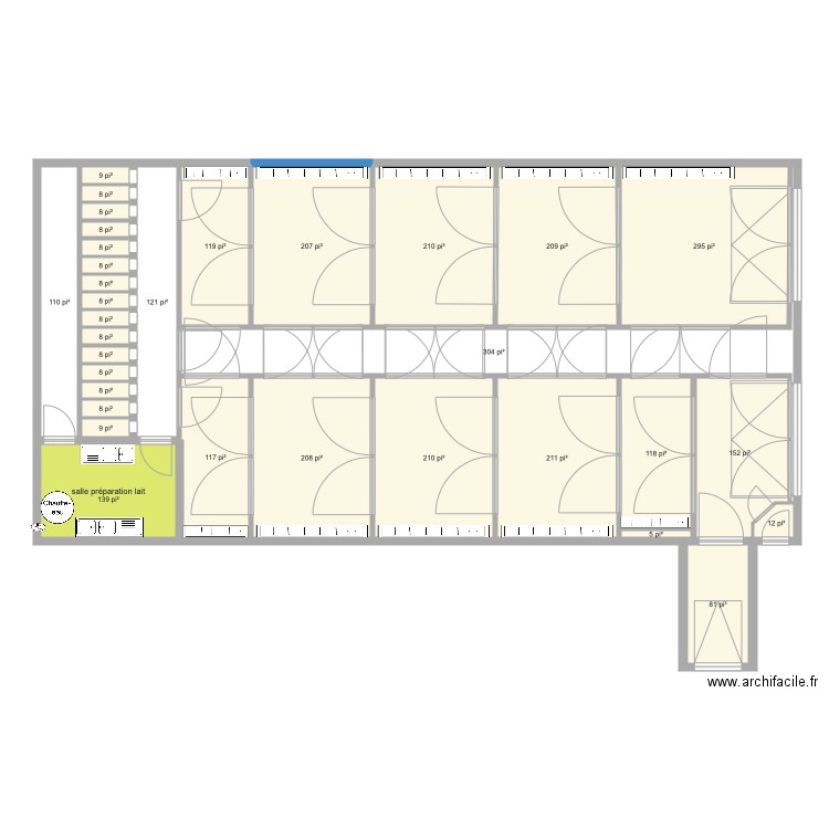 centre de transit. Plan de 0 pièce et 0 m2